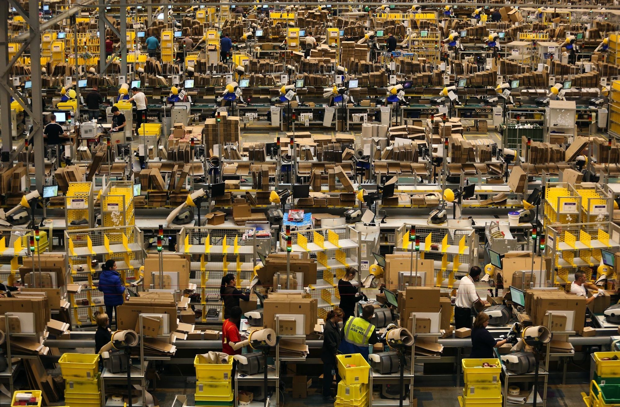 Inside An Amazon.com Inc. Fulfillment Center Ahead Of Black Friday And Cyber Monday