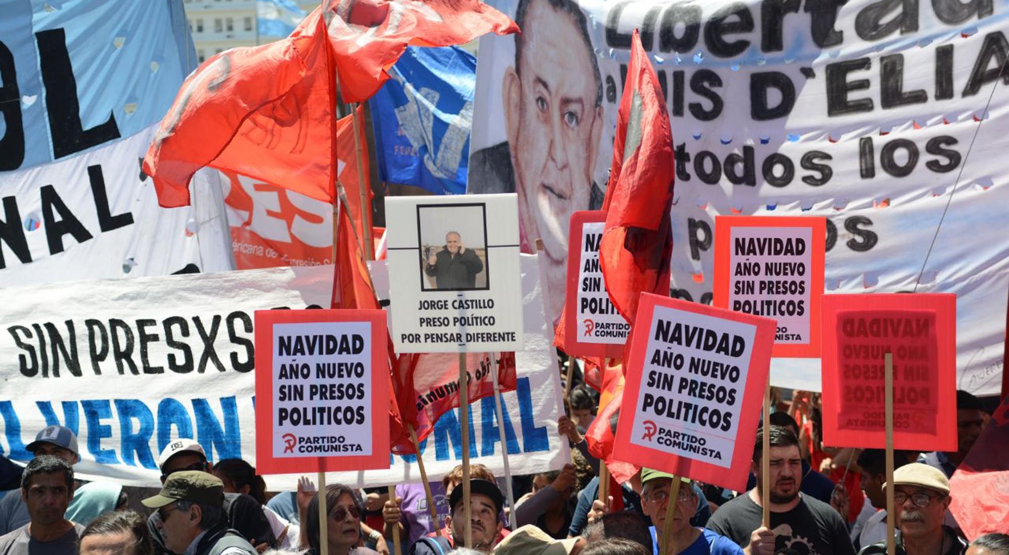 Marcha por la liberación de los denominados "Presos Políticos"