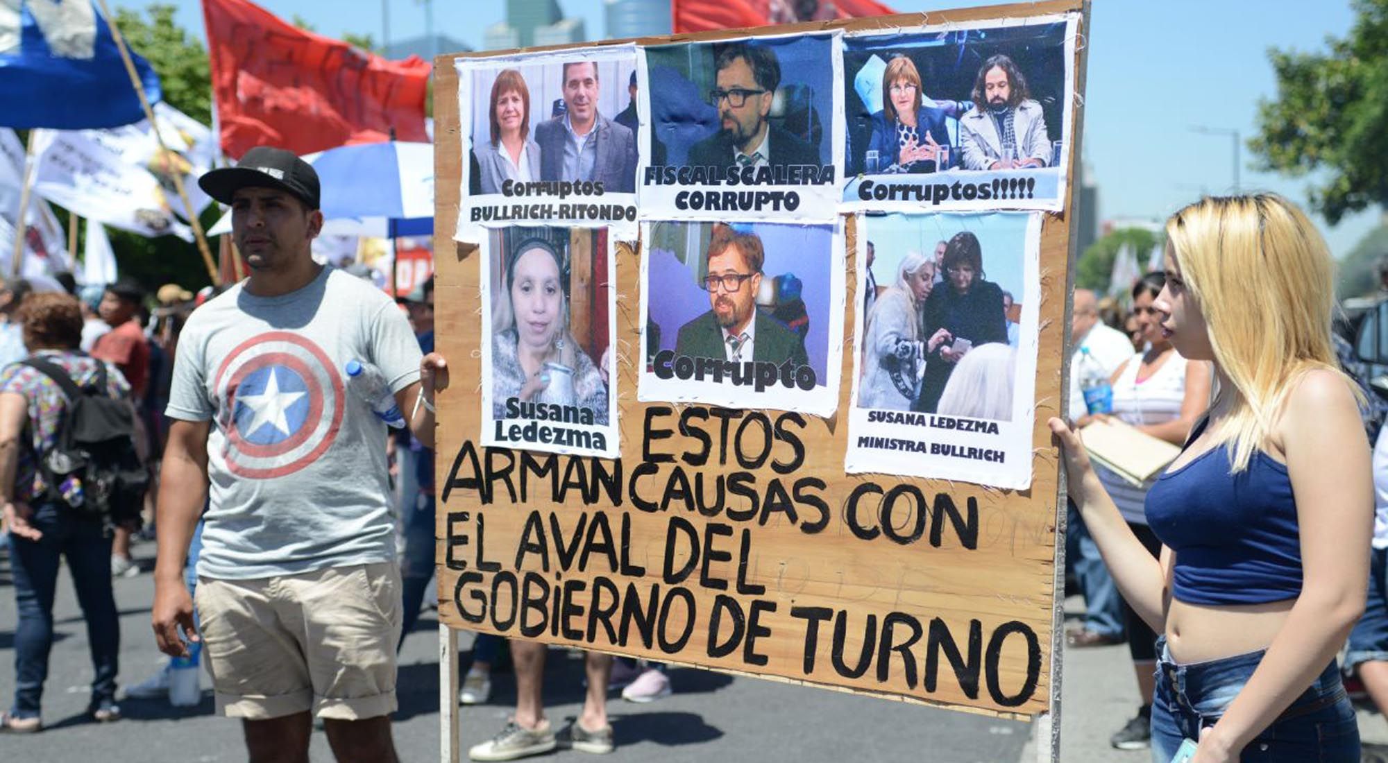 Marcha por la liberación de los denominados "Presos Políticos"