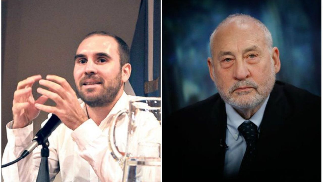 Martín Guzmán y Joseph Stiglitz | Foto:Cedoc