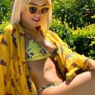 ¡Con bikini amarilla! Lali Espósito prendió fuego las redes con unas fotos hot