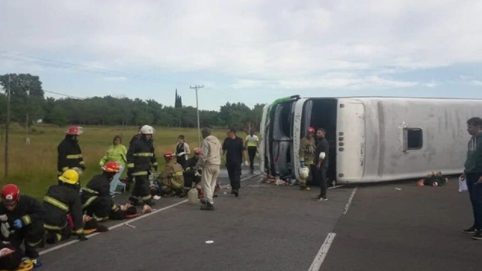 El lugar del accidente.