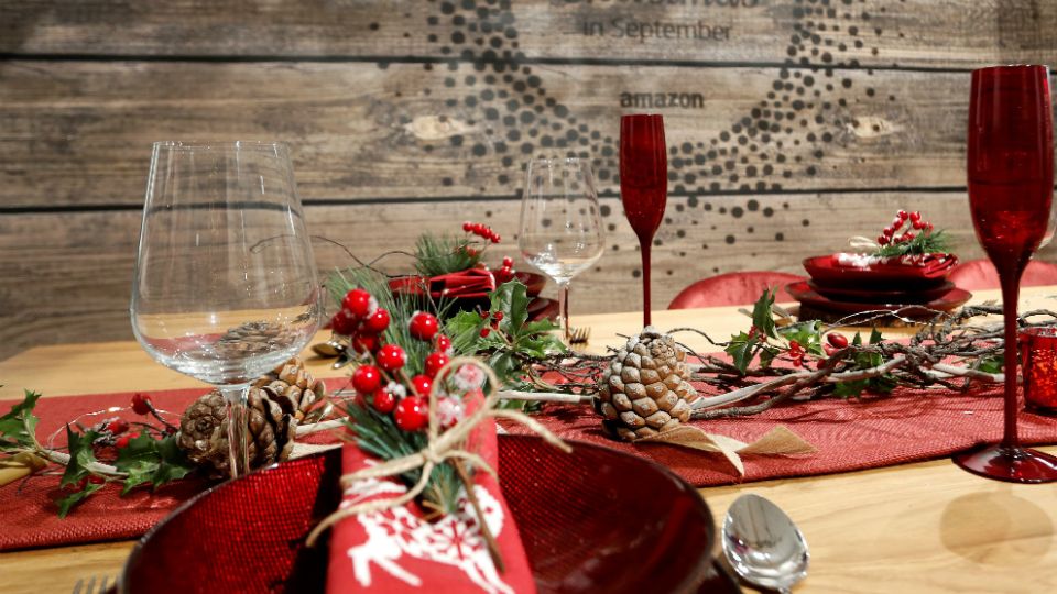 El foco de todas las miradas, las mesas de Navidad