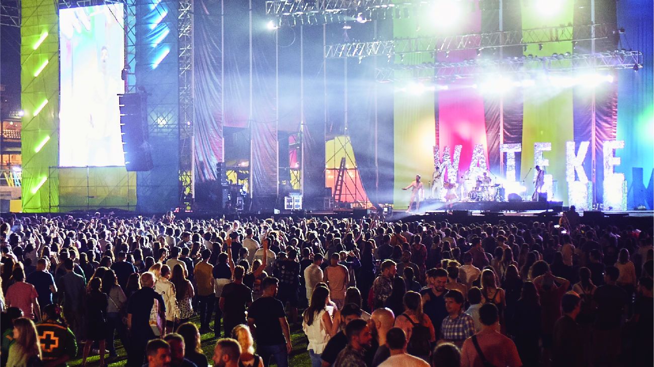 Escenario. La propuesta en el Hipódromo de Palermo son dos días a plena música y comida.