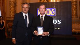 Juan Carr y Pablo Armagni, director de Comunicación e Imagen de Telefónica/Movistar