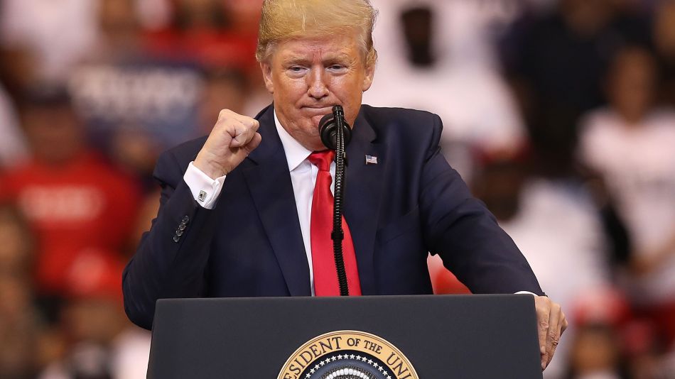Donald Trump Holds A "Welcome Home" Rally In South Florida