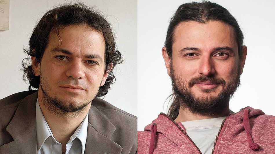 Lucas Llach y Juan Grabois 20191202