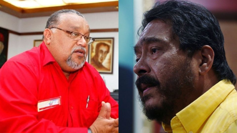 Los dirigentes del sindicato de Petroleros de Venezuela, Will Rangel y Jacobo Torres.