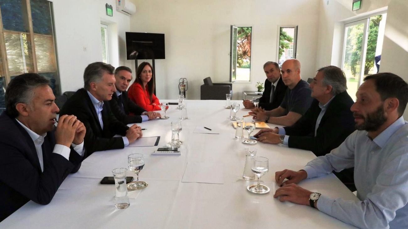 Reunión de Cambiemos con los referentes del radicalismo, PRO y Coalición Cívica.