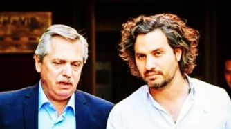 Alberto Fernández y Santiago Cafiero