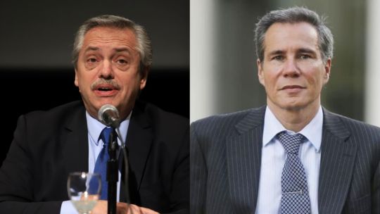 Alberto Fernández y Alberto Nisman.