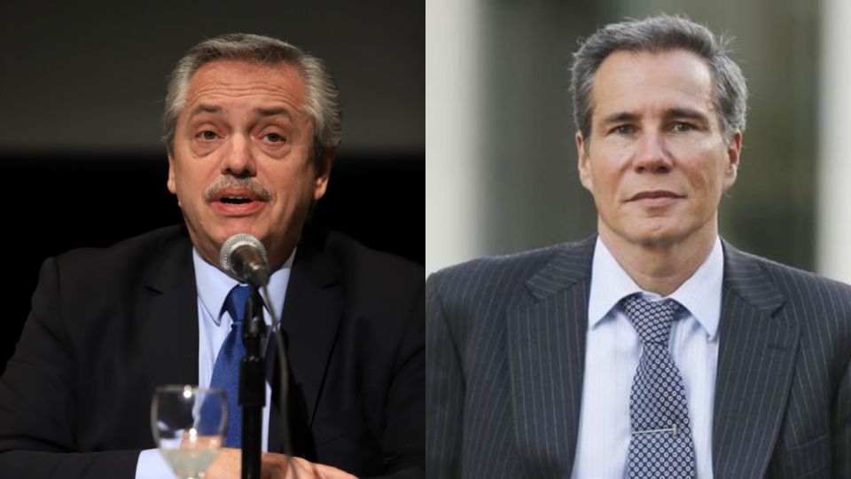 Alberto Fernández y Alberto Nisman.