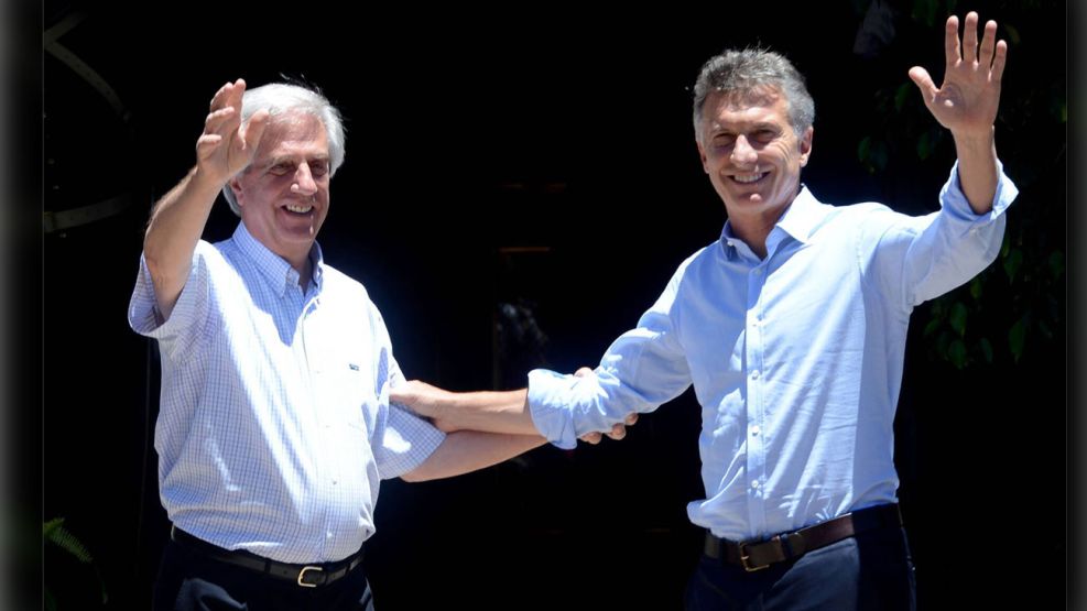 Mauricio Macri y Tabaré Vázquez 04122019