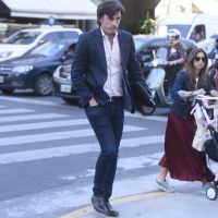 Pampita y Roberto García Moritán fueron al acto escolar de los hijos de la top