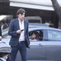 Pampita y Roberto García Moritán fueron al acto escolar de los hijos de la top