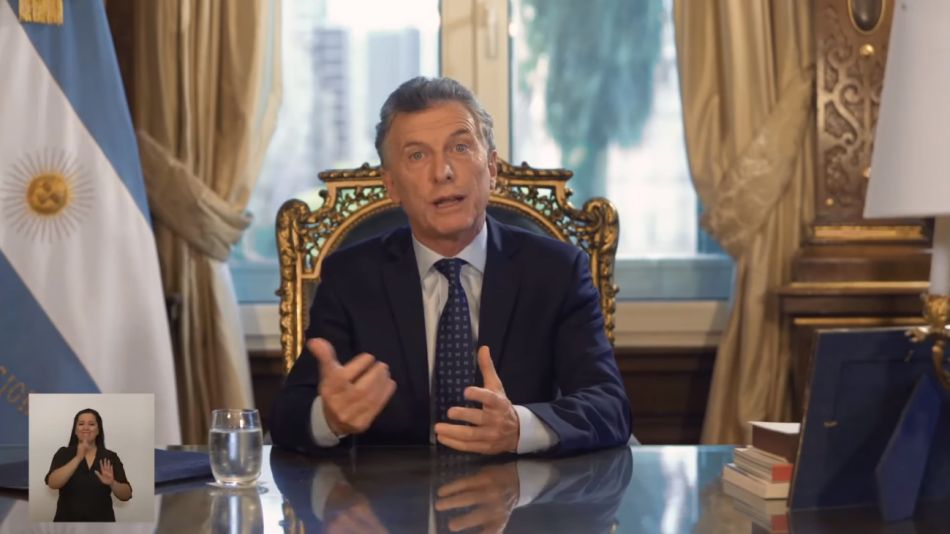 mauricio macri cadena nacional