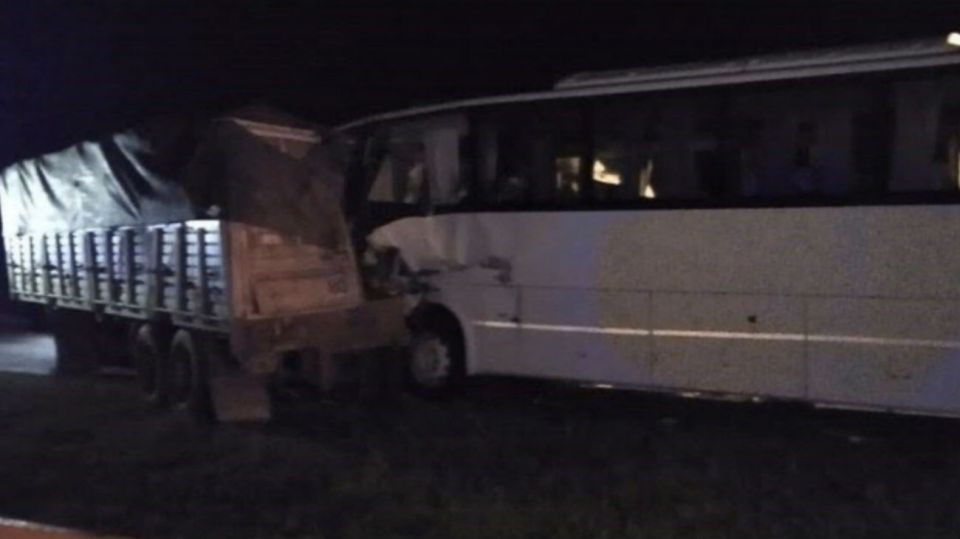 El accidente sucedió esta madrugada en la Autopista Santa Fe-Rosario.