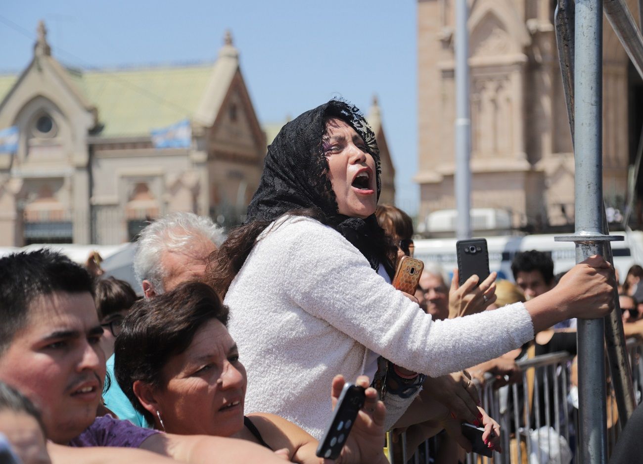 La Iglesia logró juntar a Alberto Fernández, Mauricio Macri y otros dirigentes en la basílica de Luján. 