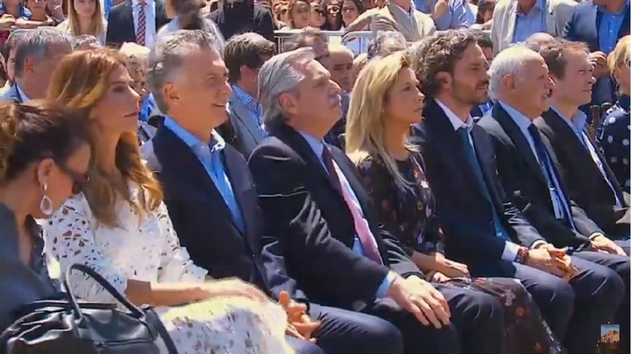 La Iglesia logró juntar a Alberto Fernández, Mauricio Macri y otros dirigentes en la basílica de Luján. 