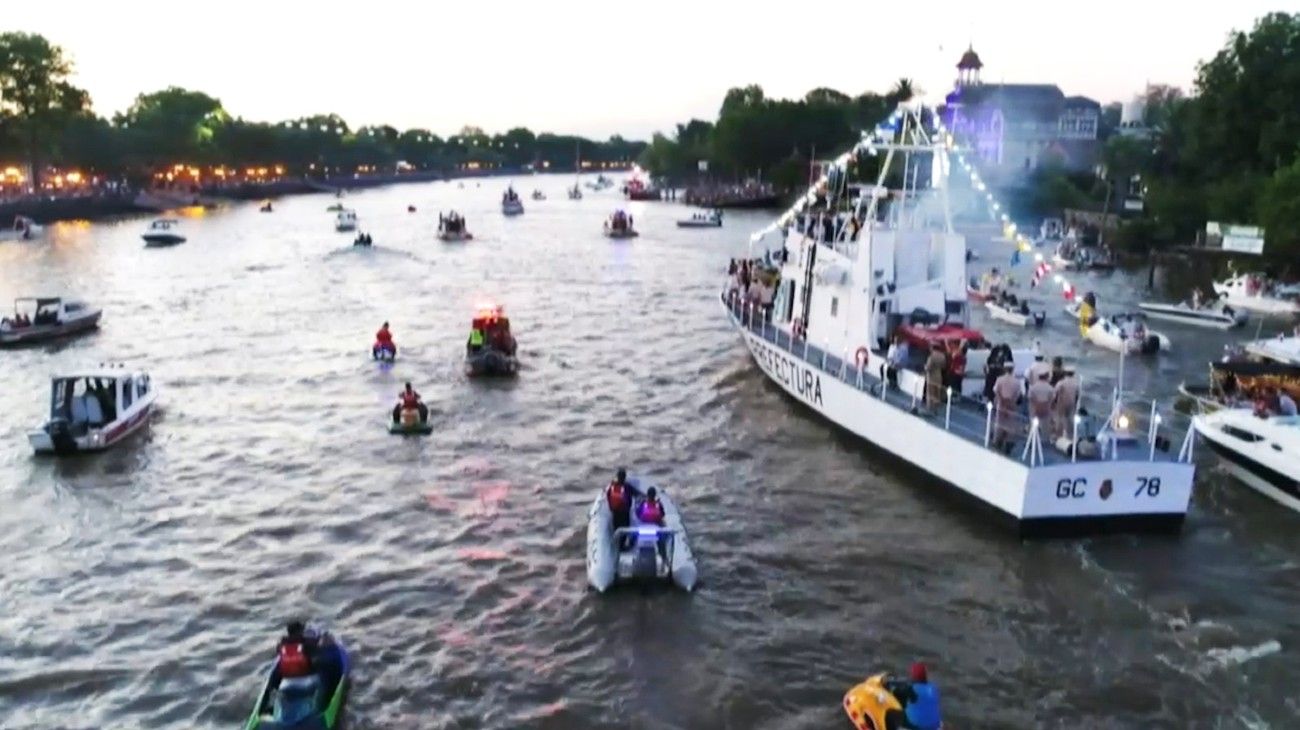 Preocesión Virgen en Tigre 2019