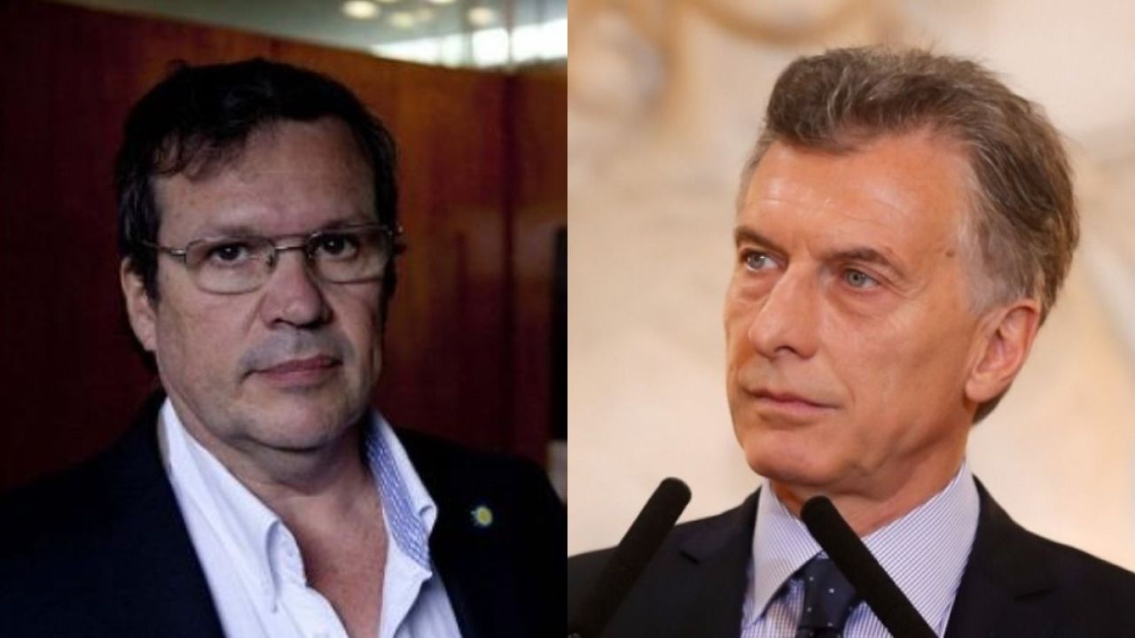 Tristán Bauer y Mauricio Macri | Foto:cedoc