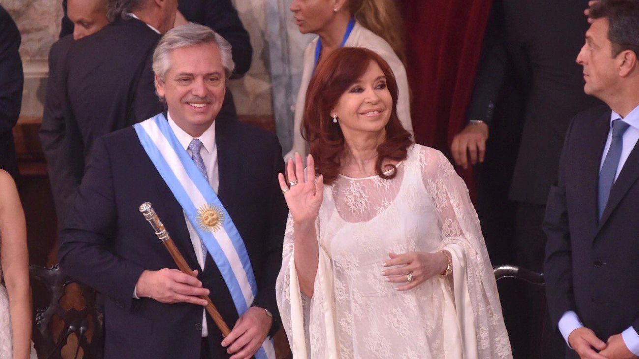 Cristina Kirchner asumió como vicepresidenta.