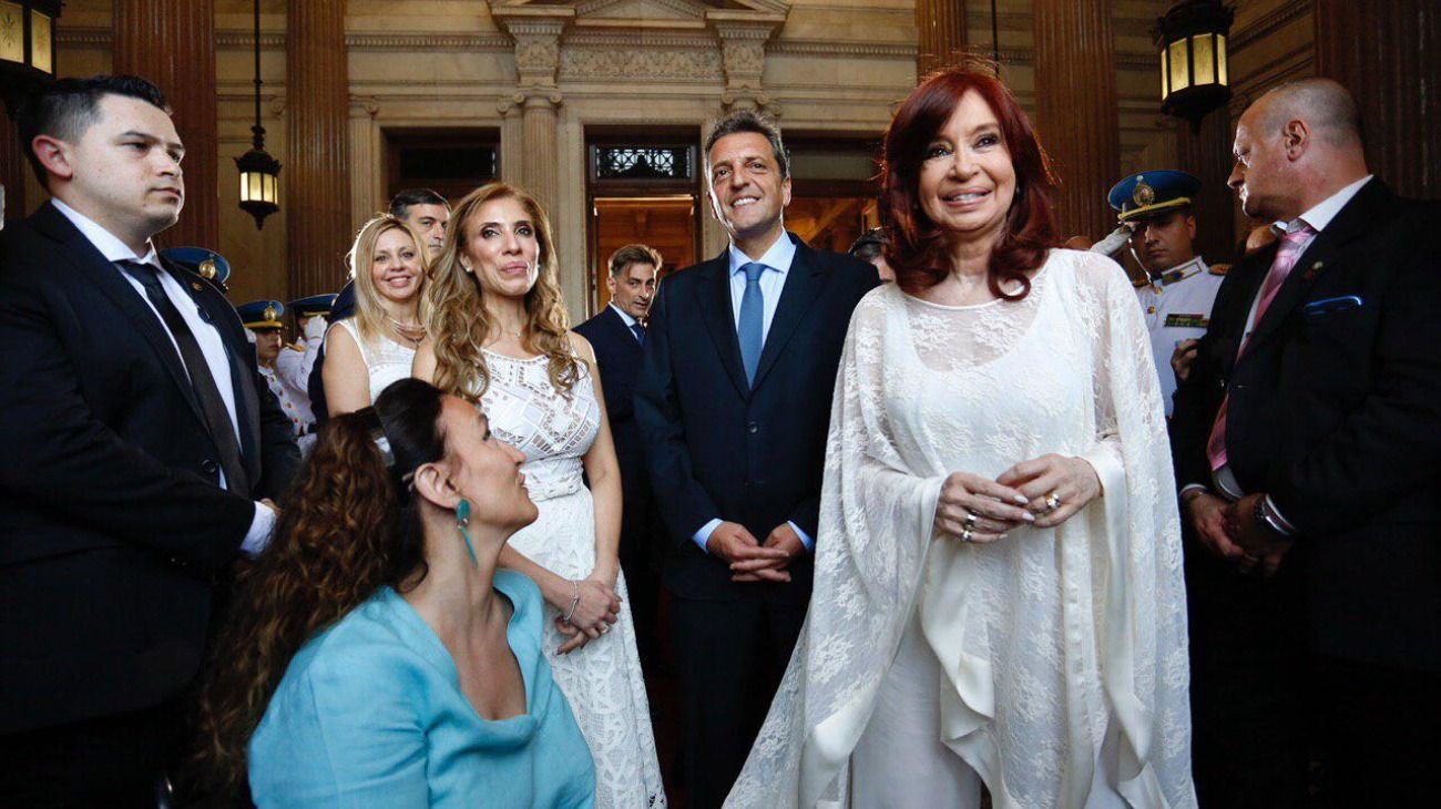 Cristina Kirchner asumió como vicepresidenta.