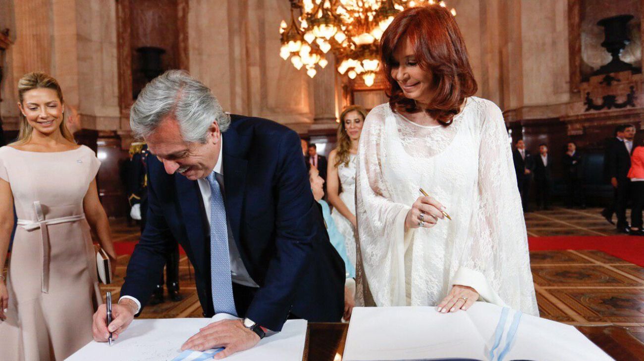 Cristina Kirchner asumió como vicepresidenta.