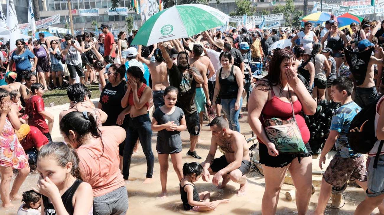 Festejo en Plaza de Mayo