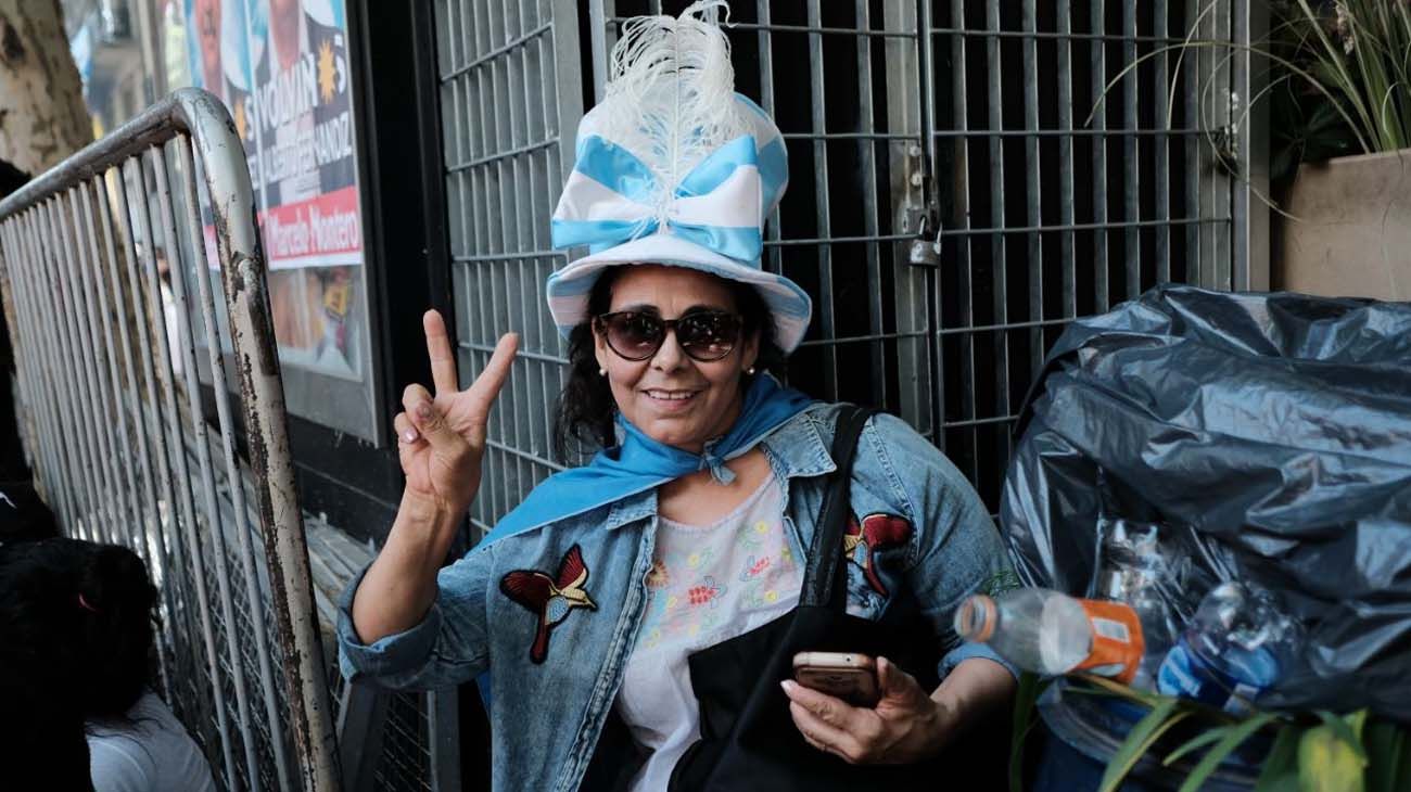 Festejo en Plaza de Mayo