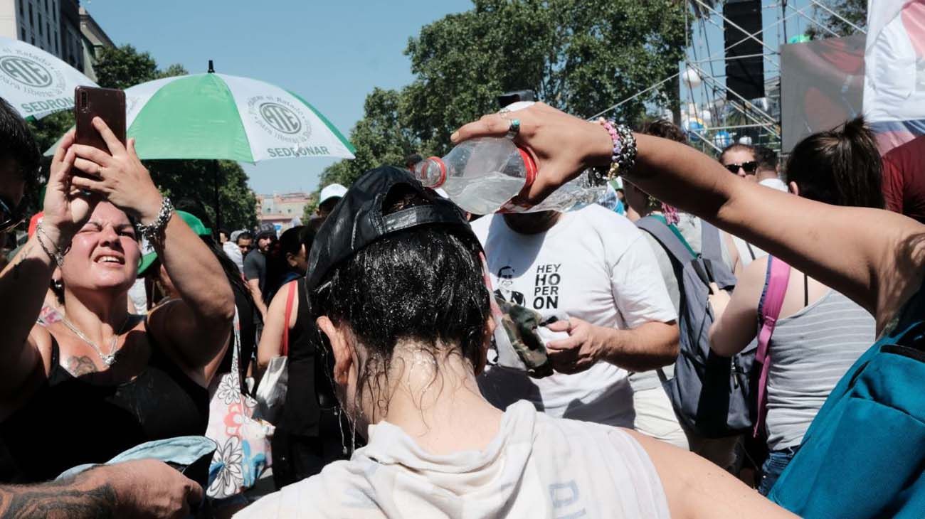 Festejo en Plaza de Mayo