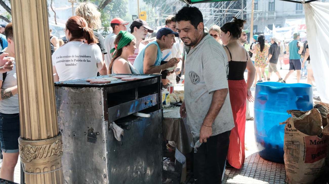 Festejo en Plaza de Mayo