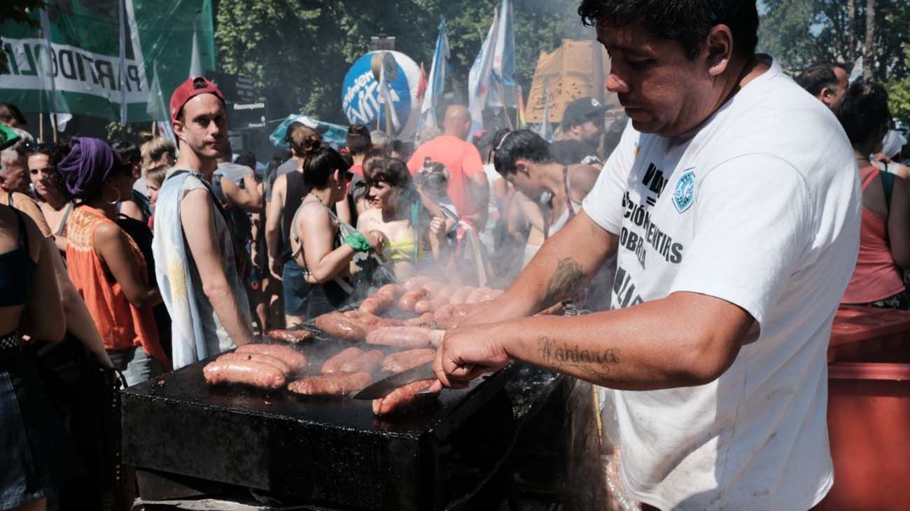 Festejo Plaza de Mayo Asuncion Alberto Fernandez