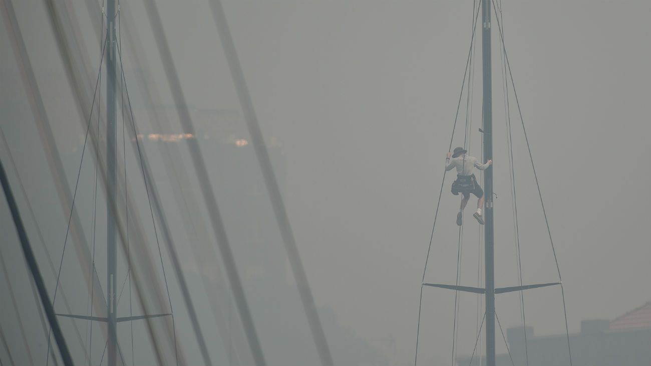 La ciudad de Sidney quedó envuelta en una neblina tóxica.