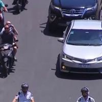 Así llegaba Alberto Fernández a su asunción