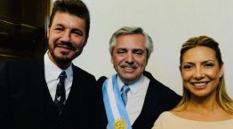 Marcelo Tinelli, Alberto Fernández y Fabiola Yáñez