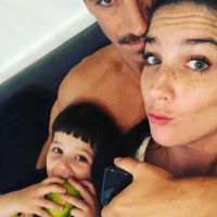 Juana Repetto enamoradísima de la relación de su novio con su hijo