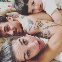 Juana Repetto enamoradísima de la relación de su novio con su hijo