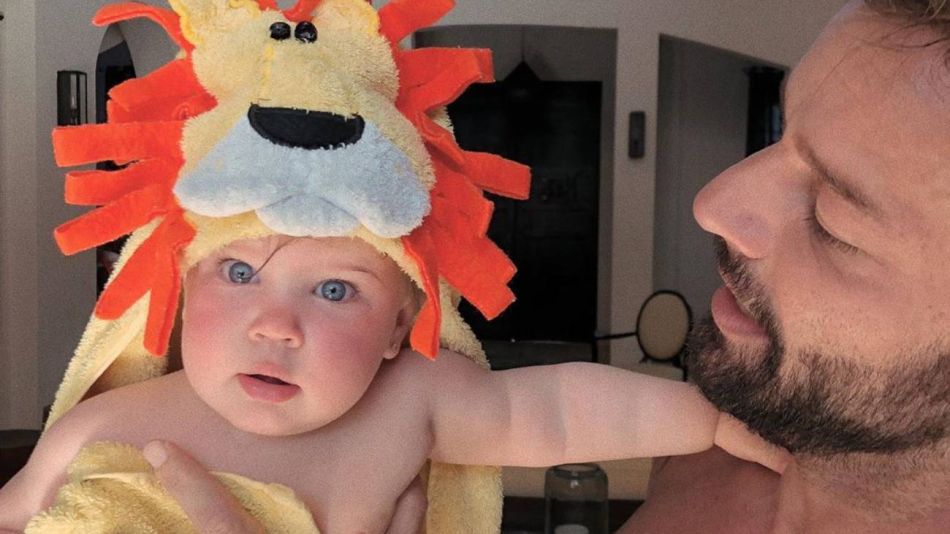 La tierna foto de Ricky Martin y su hija que se hizo viral