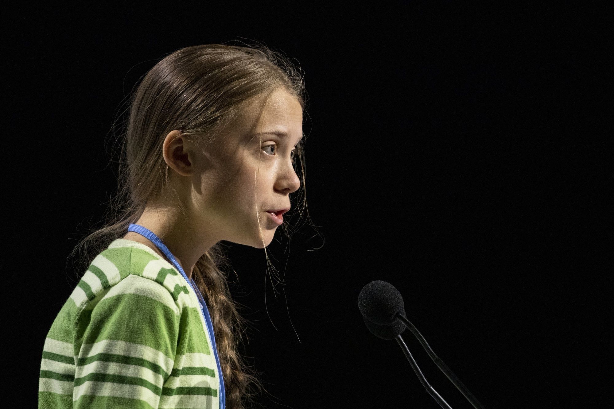 Greta Thunberg Attends COP25 Plenary Session In Madrid