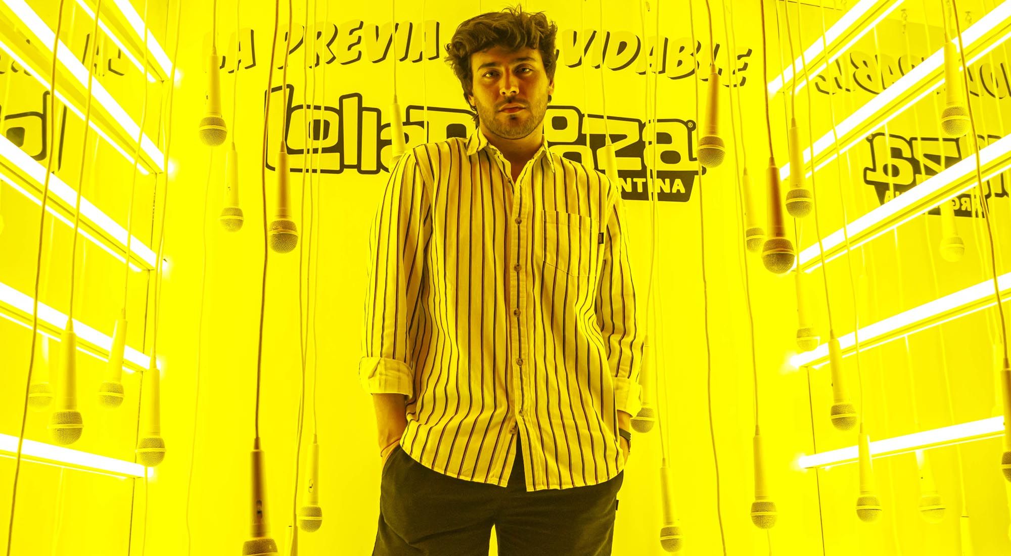 Lizardo Ponce apoyó este nuevo emprendimiento de Lollapalooza Argentina.