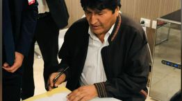 Evo Morales refugiado en Argentina 20191212