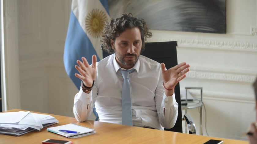 Santiago Cafiero: "Estamos con una economía en virtual default"