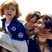 Benjamín Vicuña y sus hijos
