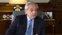 presidente Alberto Fernández entrevista