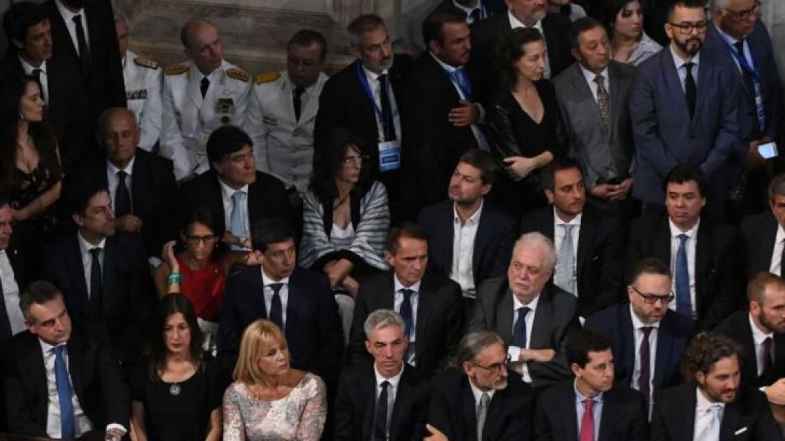 Los ministros en el Congreso | Foto:Cedoc
