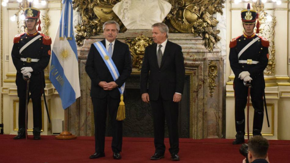 Alberto Fernández en la Casa de Gobierno