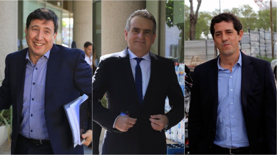 Daniel Arroyo, Agustín Rossi y Eduardo 'Wado' De Pedro quedaron a cargo de Desarrollo Social, Defensa e Interior, respectivamente.