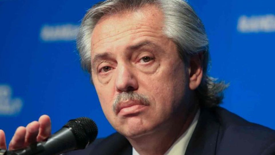 Alberto Fernández, presidente.