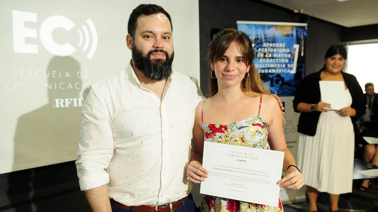 Acto de Egreso de los alumnos de la Escuela de Comunicación de Editorial PERFIL.